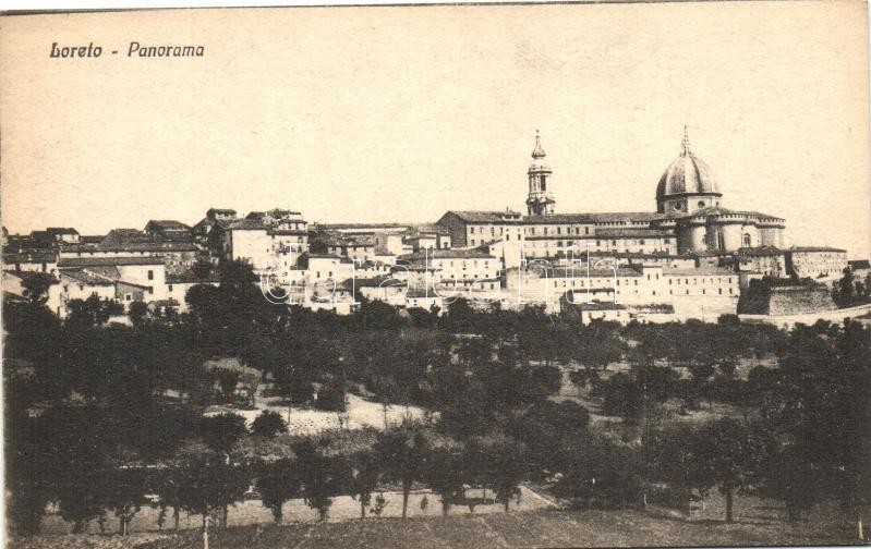 Loreto, Panorama / general view with the Basilica della Santa Casa