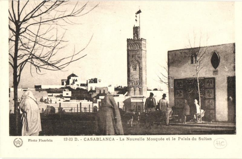 Casablanca, Nouvelle Mosquee, Palais du Sultan / mosque, palace