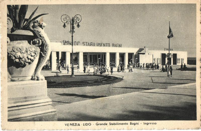 Venice, Venezia; Lido, Grande Stabilimento Bagno