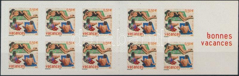 Vacations stamp-booklet, Vakáció bélyegfüzet