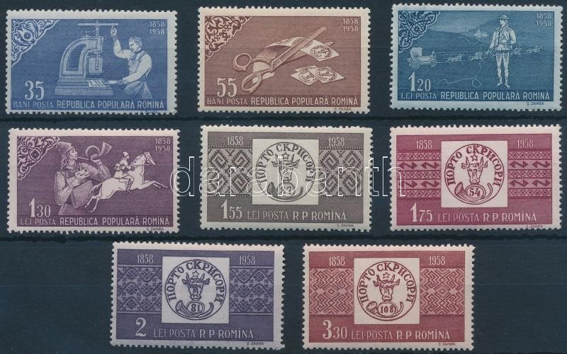 Centenary of Romanian stamp set, 100 éves a román bélyeg sor
