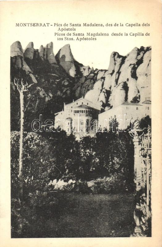 Montserrat, Picos de Santa Magdalena desde la Capilla de los Stos. Apostoles / Benedictine abbey