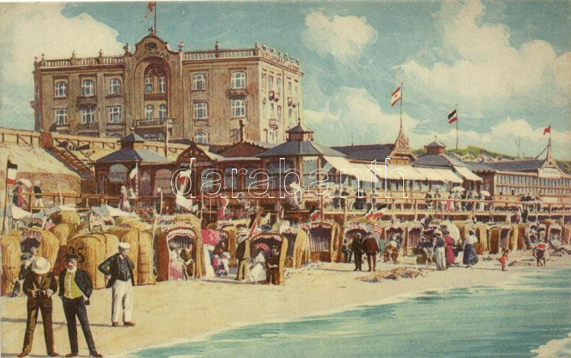 Westerland-Sylt, Strand beim Haus Miramar / beach