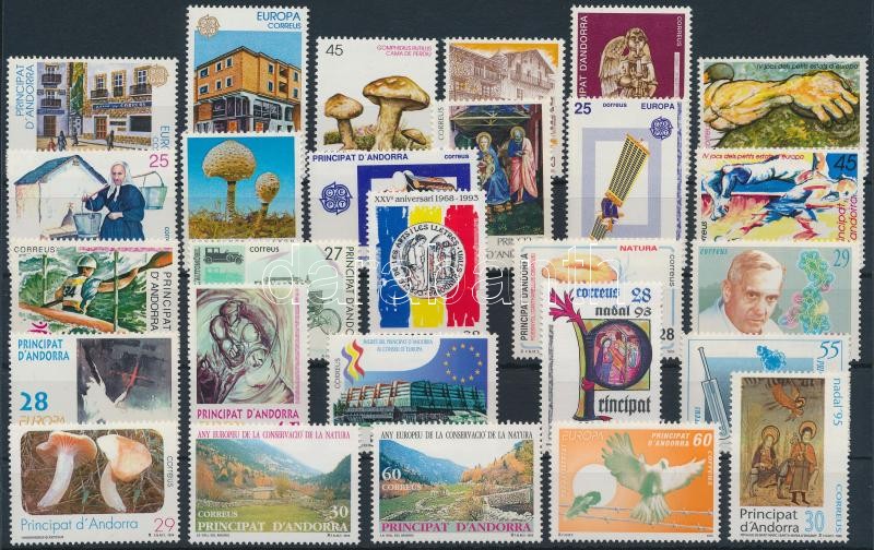 1990-1995 27 stamps, 1990-1995 27 db bélyeg