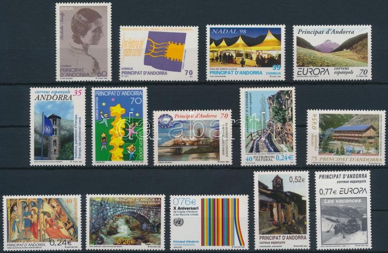 1996-2004 14 stamps, 1996-2004 14 db bélyeg