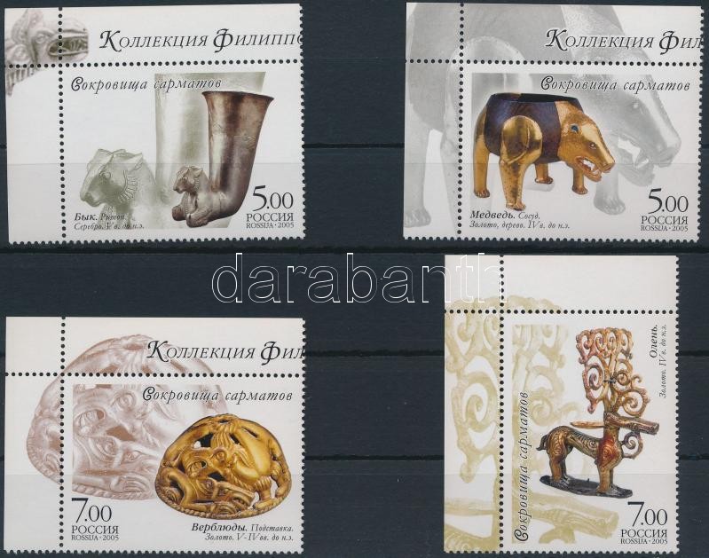 Szarmata műkincsek ívsarki sor, Sarmatian treasures corner set