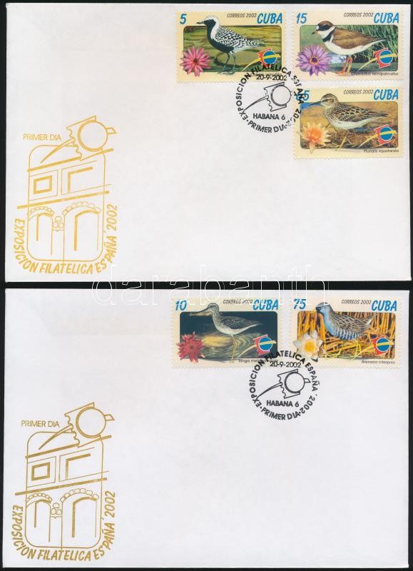 Stamp Exhibition; bird set 2 FDC, Bélyegkiállítás; Madár sor 2  FDC