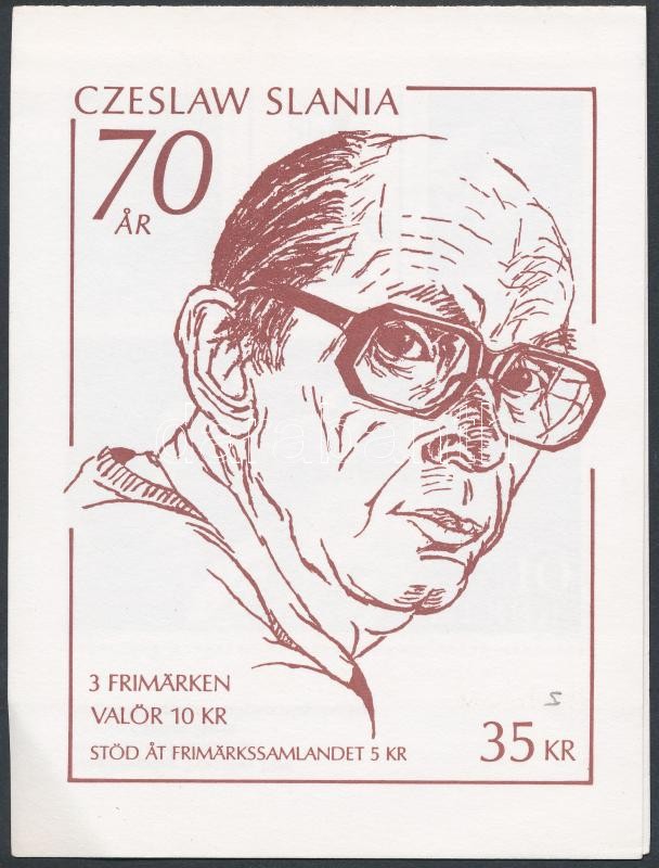 Czeslaw Slania 70. születésnapja bélyegfüzet, Czeslaw Slania stamp-booklet