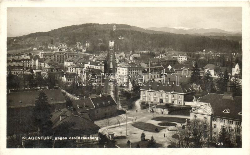 Klagenfurt, gegen das Kreuzbergl. / general view