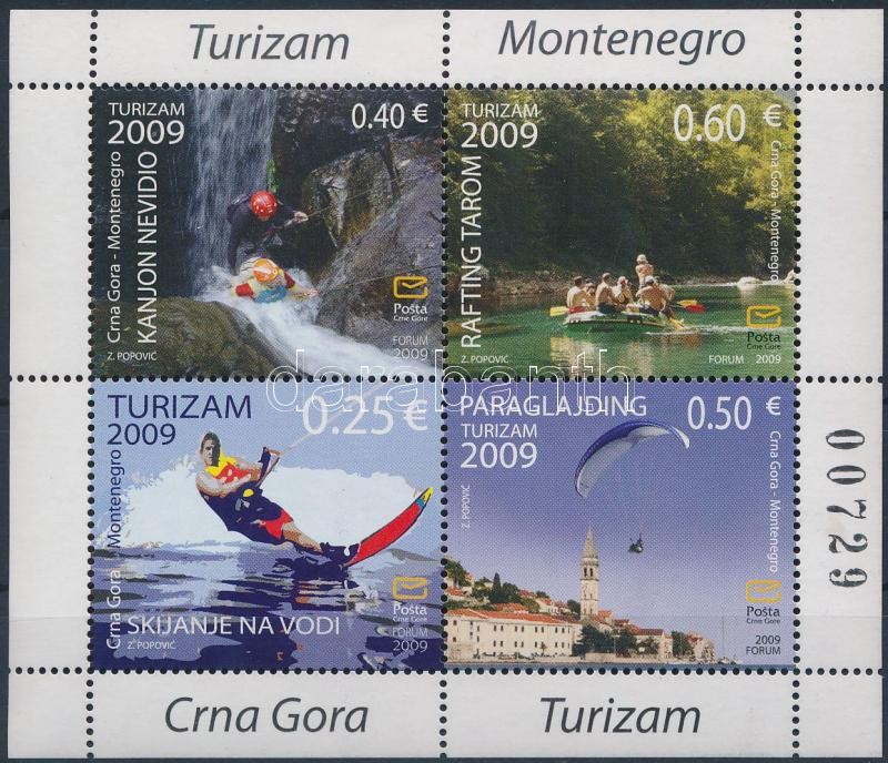 Turizmus füzetlap, Turism stamp-booklet sheet