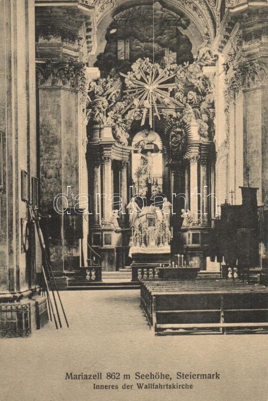 Mariazell, Inneres der Wallfahrtskirche / church interior