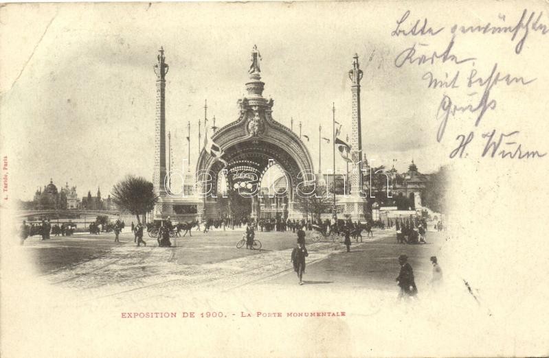 1900 Paris, Exposition, La Porte Monumentale / gate, exhibition