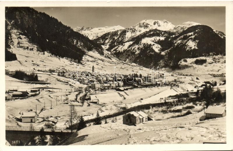 Airolo, general view in winter