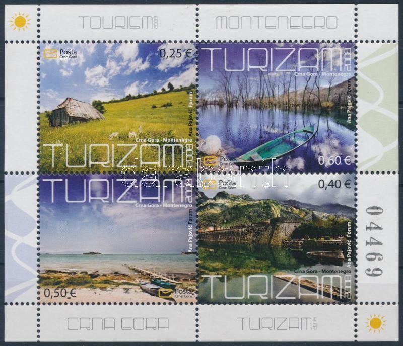 Turizmus bélyegfüzetlap, Tourism stamp-booklet sheet