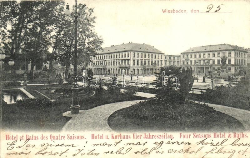 Wiesbaden, Hotel et Bains des Quatre Saisons / Four Seasons Hotel & Baths