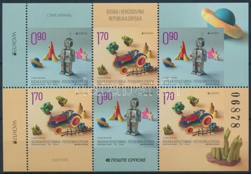 Europa CEPT, Történelmi játékok bélyegfüzetlap, Europa CEPT, Historical Games stamp-booklet sheet