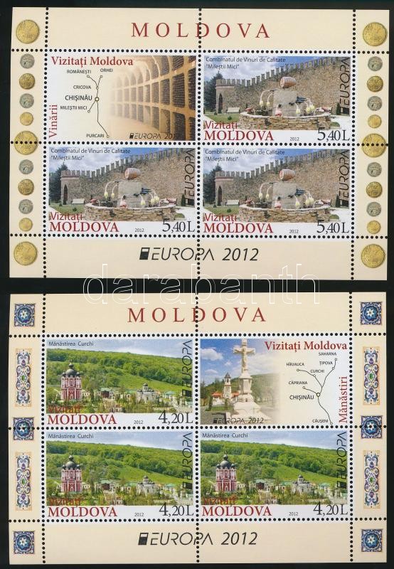 Europa CEPT, Moldova Attractions stamp booklet, Europa CEPT,  Látnivalók Moldovába bélyegfüzet