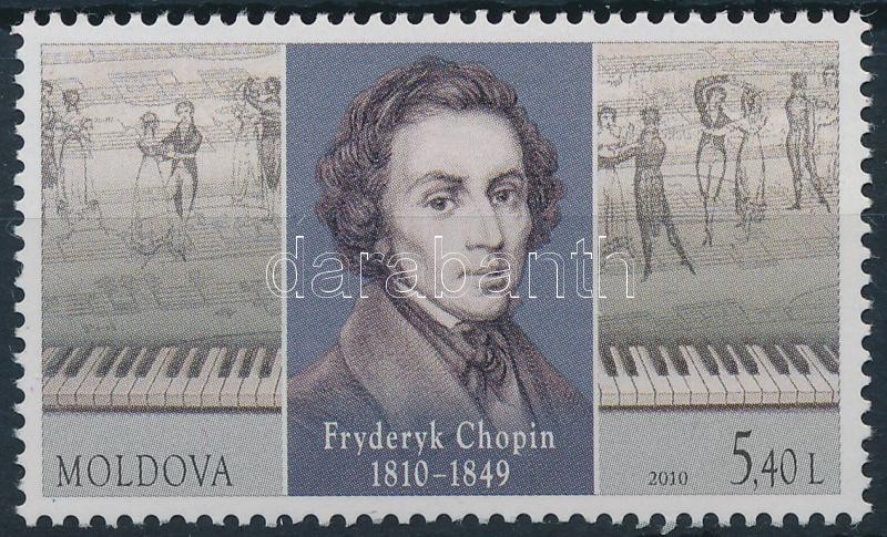 Fryderyk Chopin, Fryderyk Chopin fogazott bélyeg