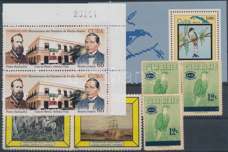1959-2006 8 klf bélyeg közte sorok, ívsarki pár és 2 db blokk, 1959-2006 8 stamps + 2 blocks