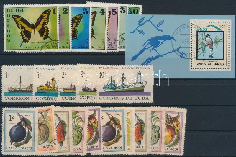 1963-1983 23 klf bélyeg közte sorok és blokk, 1963-1983 23 stamps and block
