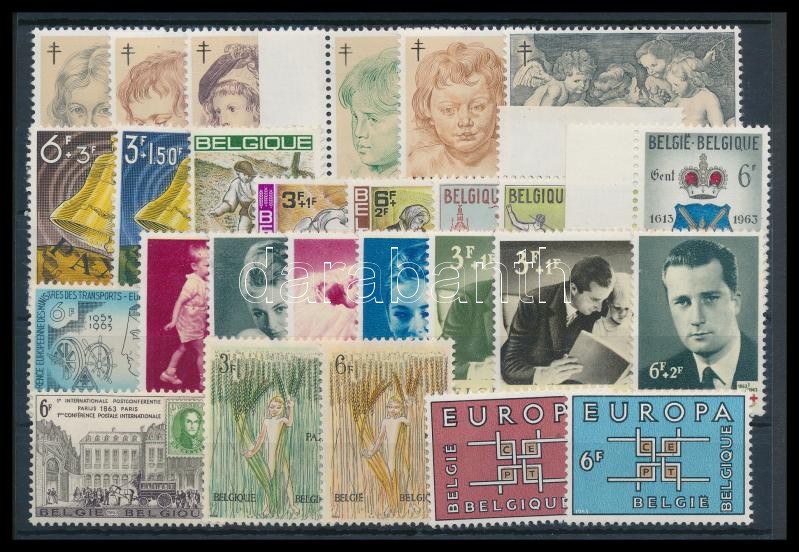 27 db klf bélyeg, közte teljes sorok, 27 stamps
