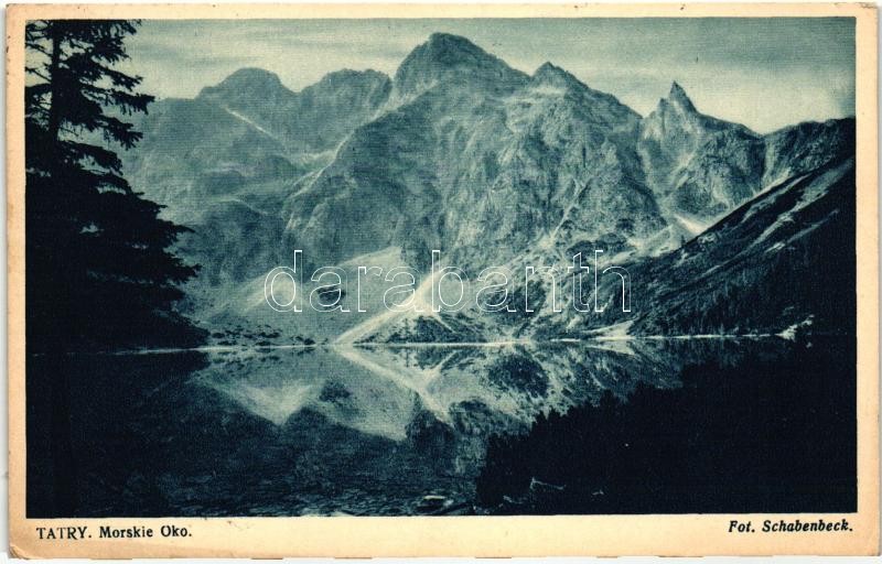 Tatra, Morskie Oko / lake
