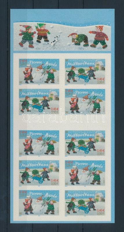 New Year stamp booklet, Újév bélyegfüzet