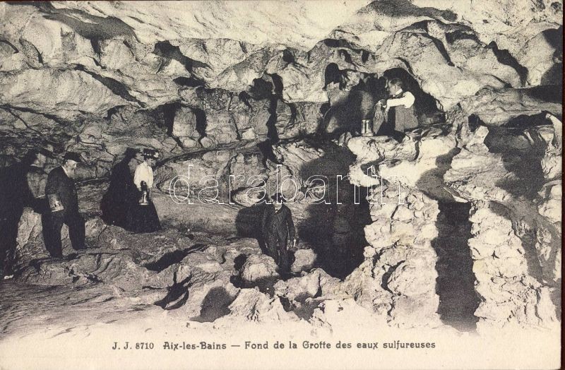 Aix-les-Bains, Bottom of the cave of the sulphurous waters