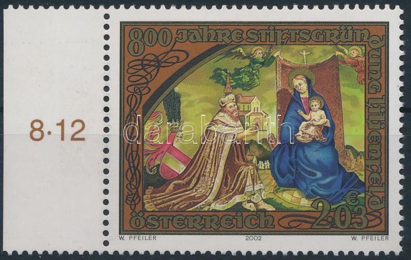 Stift Lilienfeld ívszéli bélyeg, Stift Lilienfeld margin stamp