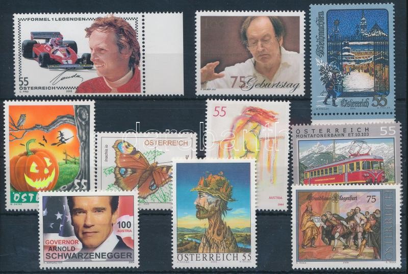 2004-2005 10 klf bélyeg, 2004-2005 10 stamps