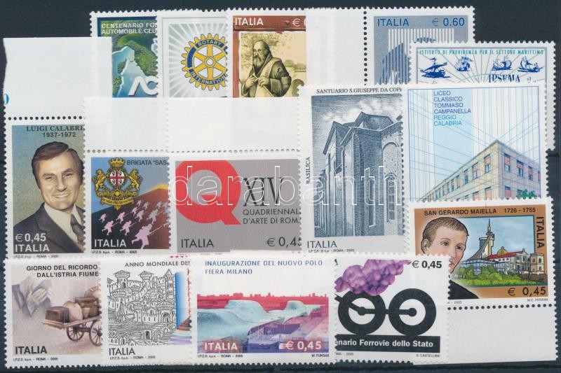 15 diff stamps, 15 db klf bélyeg, közte több ívszéli érték