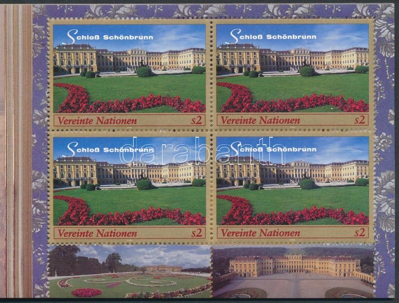 UNESCO World Heritage: Schönbrunn stamp-booklet, UNESCO-világörökség: Schönbrunn bélyegfüzet