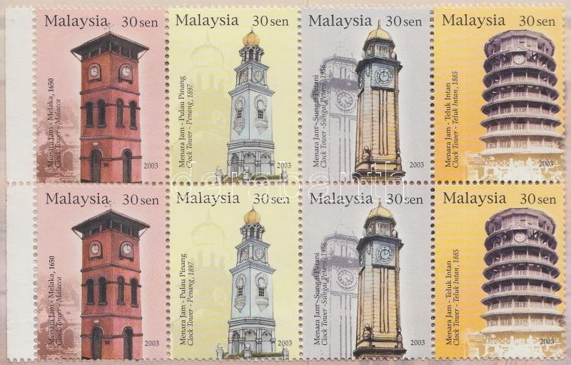 Óratornyok bélyegfüzet, Clock towers stamp-booklet