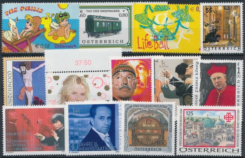 2002-2005 13 klf bélyeg, 2002-2005 13 stamps