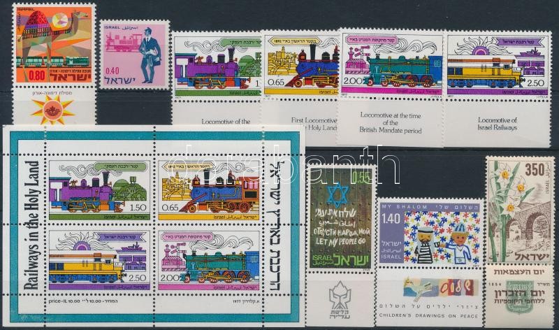 1954-1977 9 db bélyeg + 1 db blokk, 1954-1977 9 stamps + 1 block