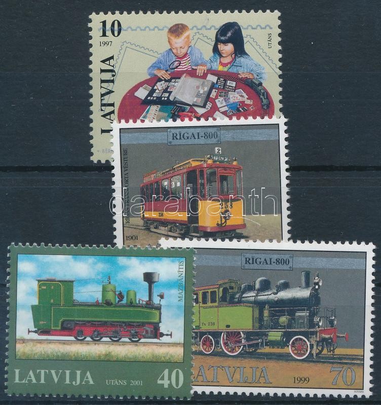 1997-2001 4 stamps, 1997-2001 4 db bélyeg