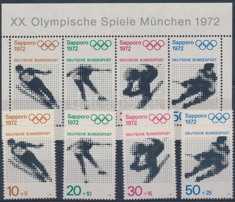 Olympic games, Sapporo and Munich (III) set + block, Olimpiai játékok, Sapporo és München (III) sor + blokk