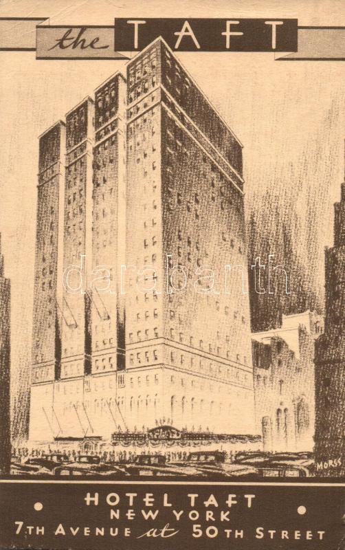 New York, Hotel Taft