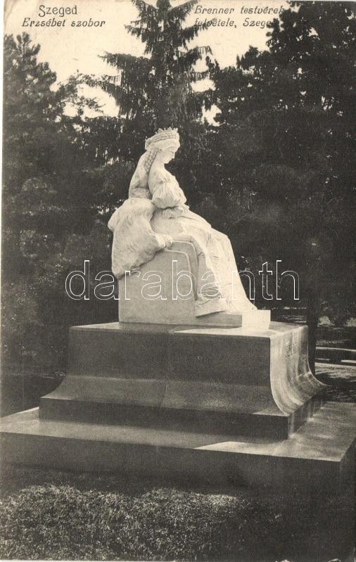 Szeged, Erzsébet szobor, Brenner testvérek felvétele
