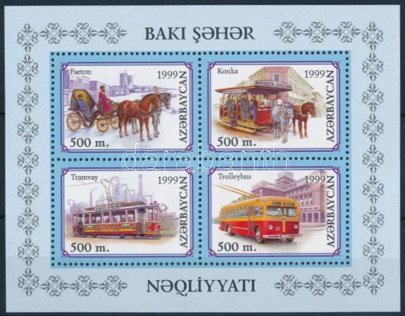 Baku urban transport block, Baku városi közlekedés története blokk