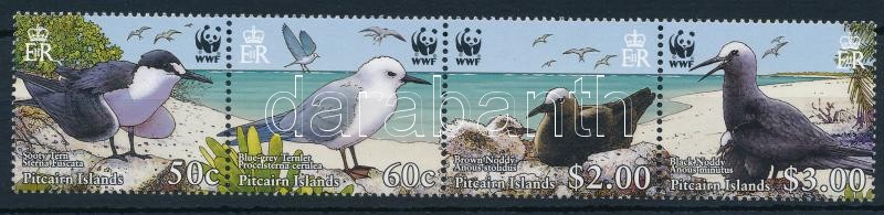 WWF: Tengeri madarak sor négyescsíkban, WWF Seabirds set stripe of 4