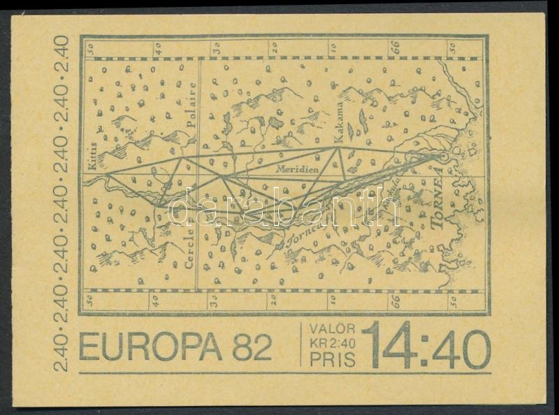 Europa CEPT, Történelmi események bélyegfüzet, Europa CEPT, Historical Events stamp-booklet