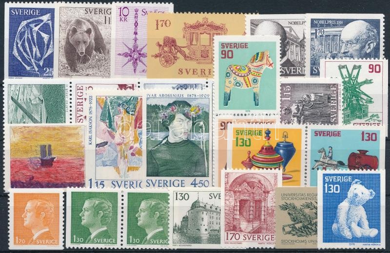 26 stamps, 26 db bélyeg, közte teljes sorok és összefüggések
