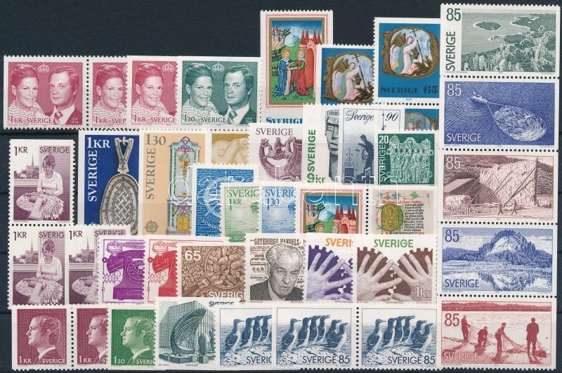 41 stamps, 41 db bélyeg, közte teljes sorok és összefüggések