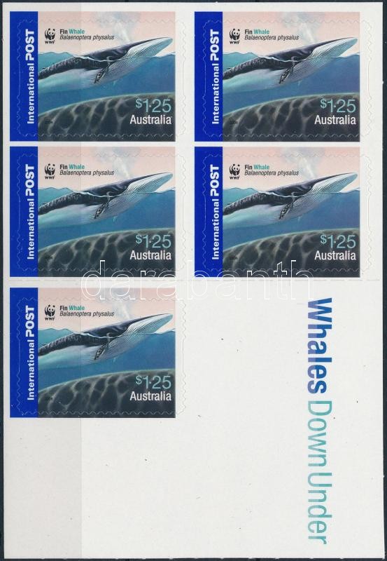 WWF Whale stamp-booklet, WWF: Bálna bélyegfüzet