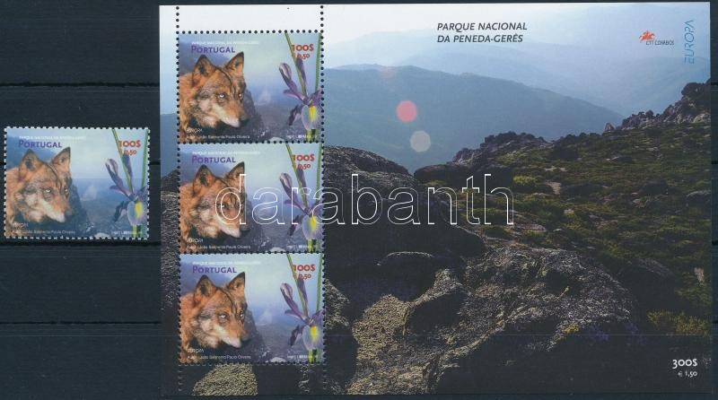 Europa CEPT: Nemzeti parkok bélyeg + blokk, Europa CEPT: National Park stamp + block