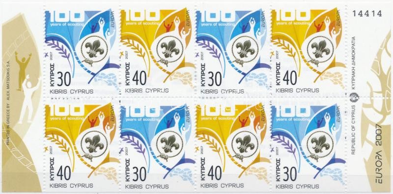 Europa CEPT: Scouting stamp booklet, Europa CEPT, Cserkész bélyegfüzet