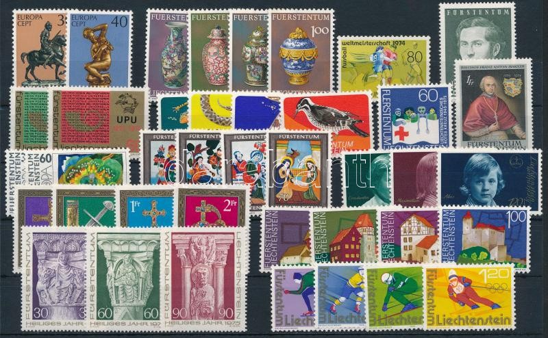 1974-1975 40 stamps, 1974-1975 40 klf bélyeg