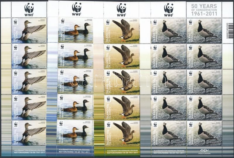 WWF Birds mini sheet set, WWF: Madarak kisívsor