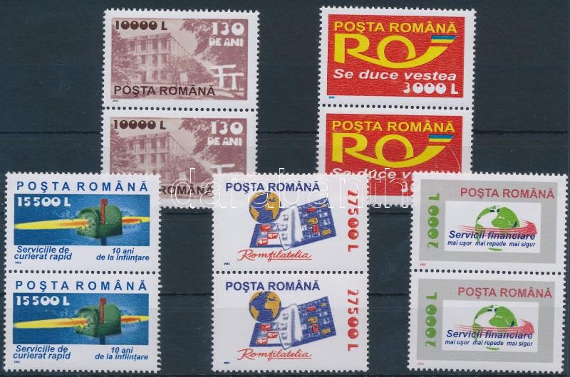 Postaszolgálat sor párokban, Postal service set in pairs